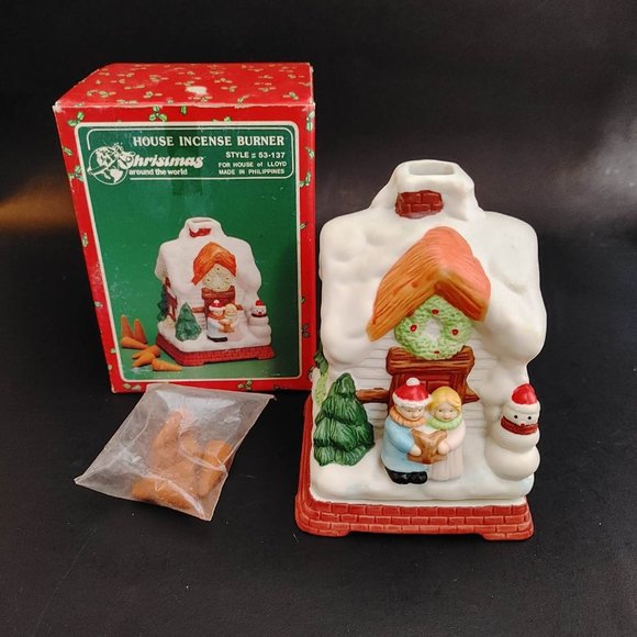 House of Lloyd Holiday Vtg House Of Lloyd House Incense Burner Box